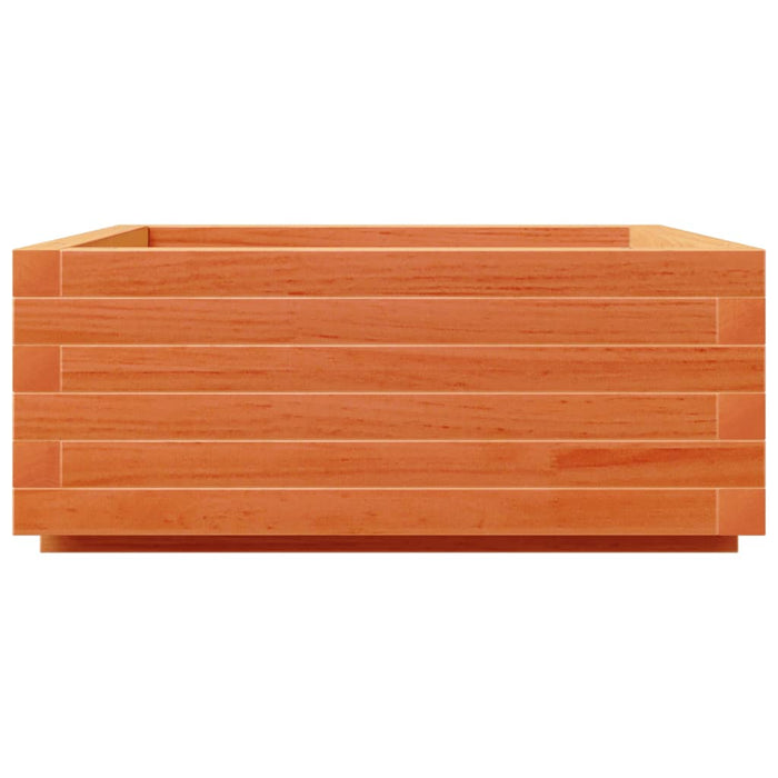 Jardinieră grădină, maro ceruit, 60x60x26,5 cm, lemn masiv pin - WALTI WALTI