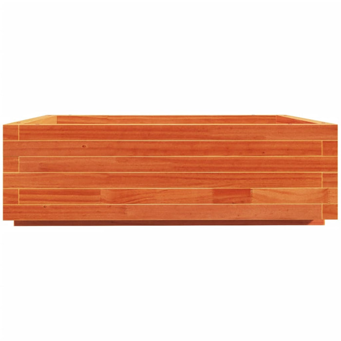 Jardinieră grădină, maro ceruit, 80x80x26,5 cm, lemn masiv pin - WALTI WALTI