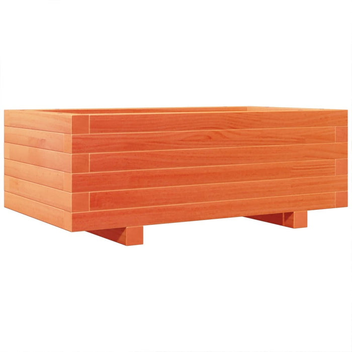 Jardinieră grădină, maro ceruit, 70x40x26,5 cm, lemn masiv pin - WALTI WALTI