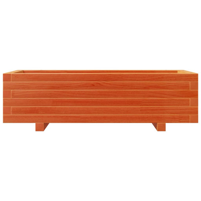 Jardinieră grădină, maro ceruit, 90x40x26,5 cm, lemn masiv pin - WALTI WALTI
