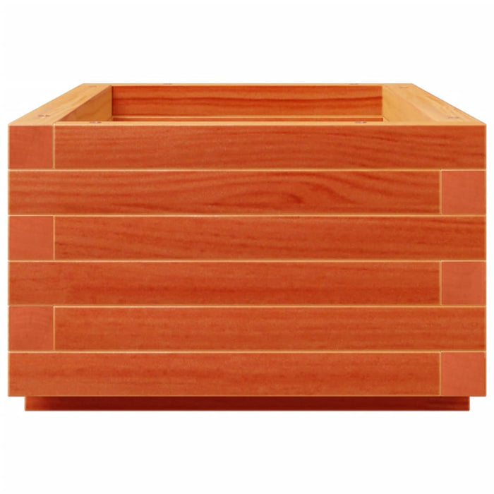 Jardinieră grădină, maro ceruit, 90x40x26,5 cm, lemn masiv pin - WALTI WALTI