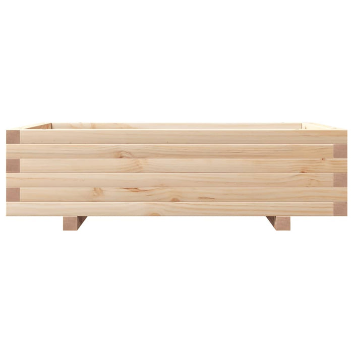 Jardinieră de grădină, 90x60x26,5 cm, lemn masiv de pin - WALTI WALTI