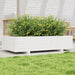 Jardinieră de grădină, alb, 110x60x26,5 cm, lemn masiv de pin - WALTI WALTI