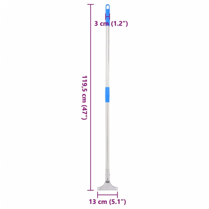 Mâner pentru racletă de podea 119,5 cm oțel și plastic - WALTI WALTI