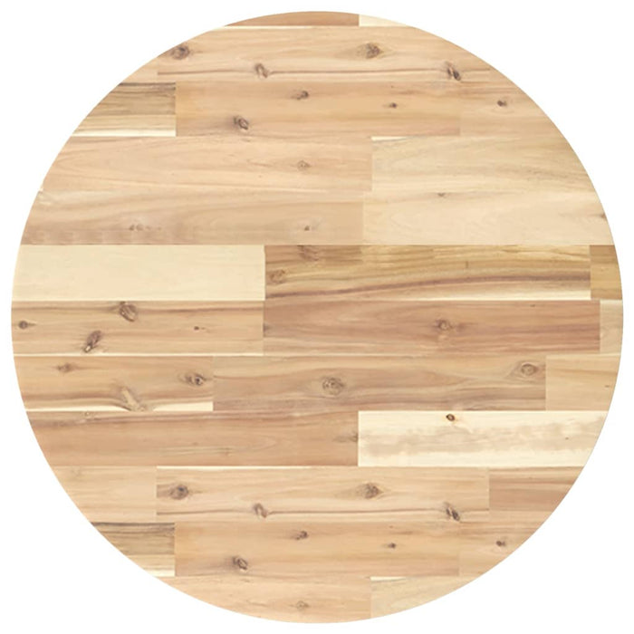 Blat de masă rotund, Ø60x2 cm, lemn masiv de acacia - WALTI WALTI