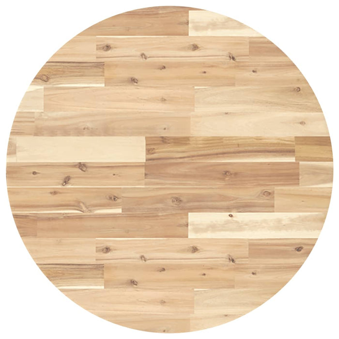 Blat de masă rotund, Ø70x2 cm, lemn masiv de acacia - WALTI WALTI