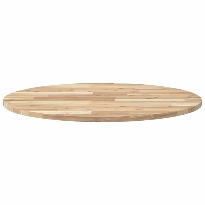 Blat de masă rotund, Ø80x2 cm, lemn masiv de acacia - WALTI WALTI