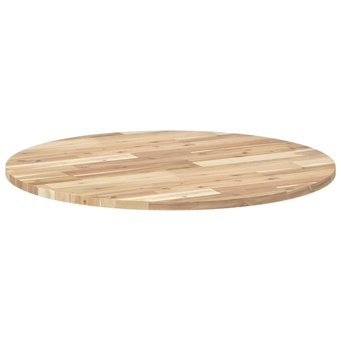 Blat de masă rotund, Ø80x2 cm, lemn masiv de acacia - WALTI WALTI