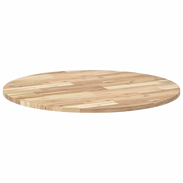 Blat de masă rotund, Ø80x2 cm, lemn masiv de acacia - WALTI WALTI