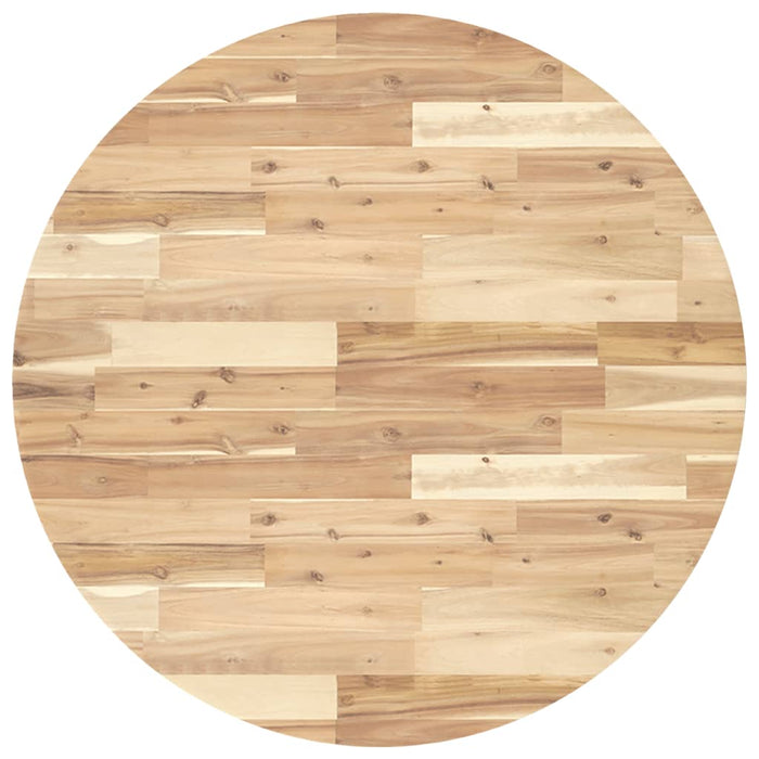 Blat de masă rotund, Ø90x2 cm, lemn masiv de acacia - WALTI WALTI
