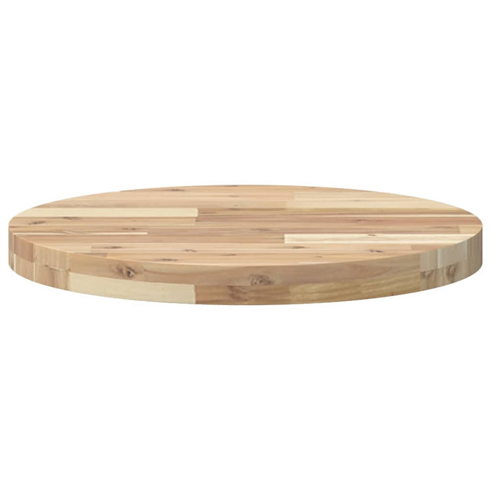 Blat de masă rotund, Ø50x4 cm, lemn masiv de acacia - WALTI WALTI