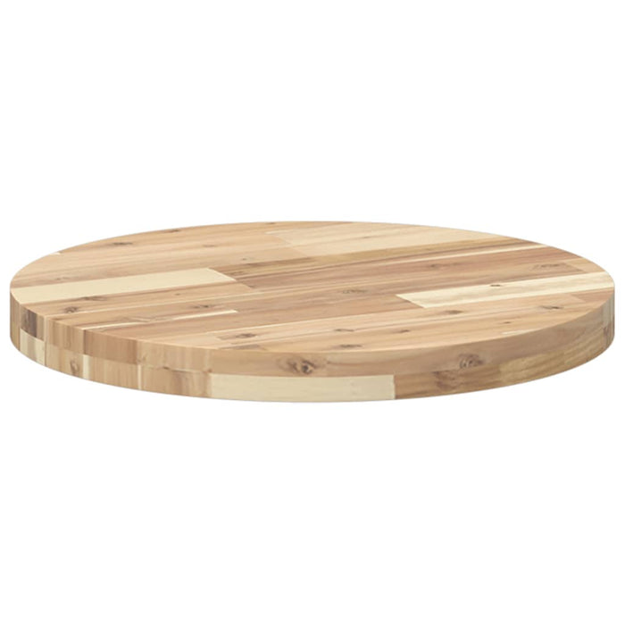 Blat de masă rotund, Ø50x4 cm, lemn masiv de acacia - WALTI WALTI