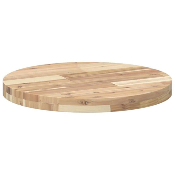 Blat de masă rotund, Ø50x4 cm, lemn masiv de acacia - WALTI WALTI
