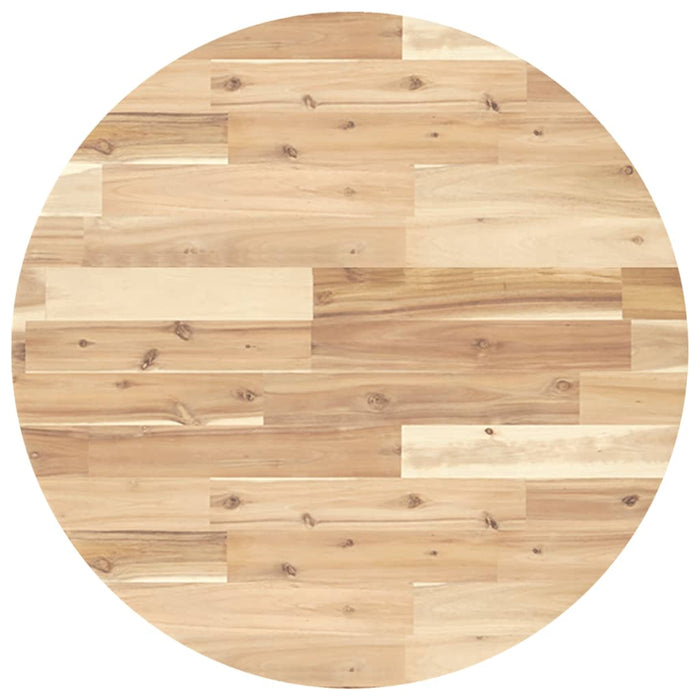 Blat de masă rotund, Ø70x4 cm, lemn masiv de acacia - WALTI WALTI