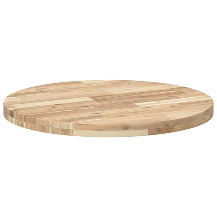 Blat de masă rotund, Ø70x4 cm, lemn masiv de acacia - WALTI WALTI