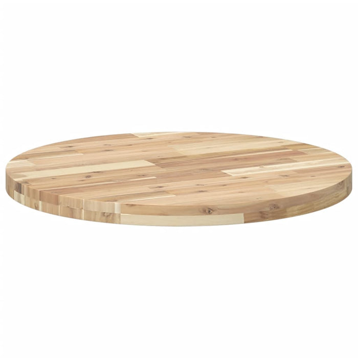 Blat de masă rotund, Ø70x4 cm, lemn masiv de acacia - WALTI WALTI