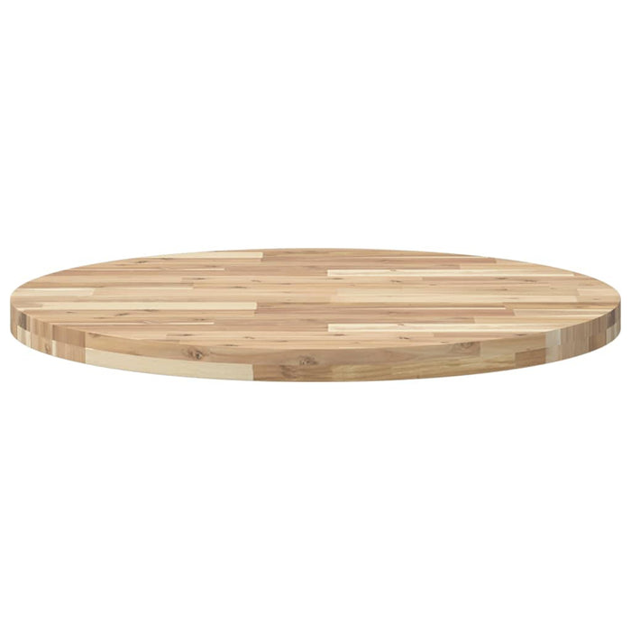 Blat de masă rotund, Ø80x4 cm, lemn masiv de acacia - WALTI WALTI
