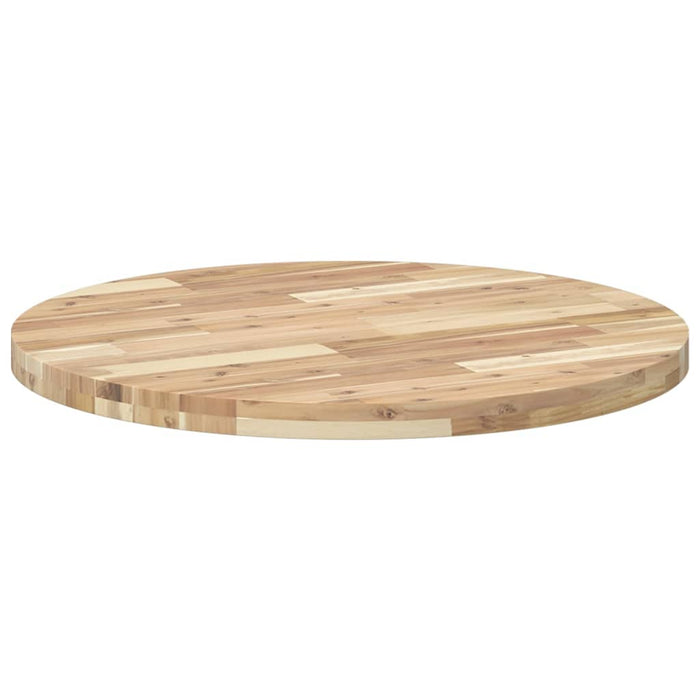 Blat de masă rotund, Ø80x4 cm, lemn masiv de acacia - WALTI WALTI
