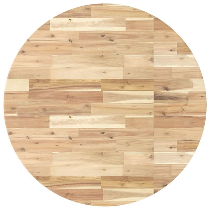Blat de masă rotund, Ø90x4 cm, lemn masiv de acacia - WALTI WALTI