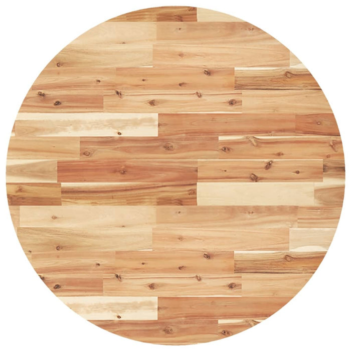 Blat de masă rotund, Ø80x2 cm, lemn masiv de acacia - WALTI WALTI