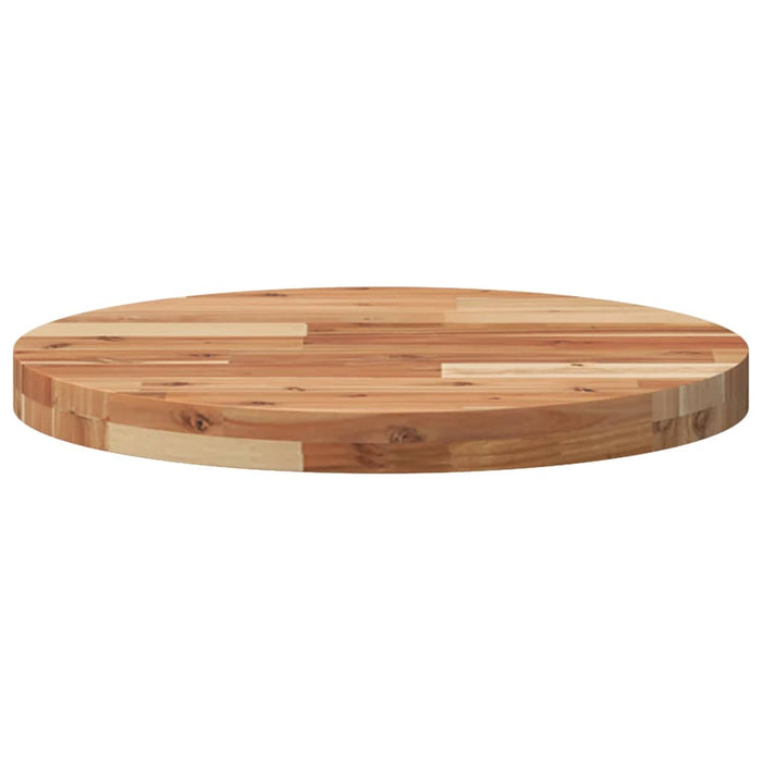 Blat de masă rotund, Ø50x4 cm, lemn masiv de acacia - WALTI WALTI