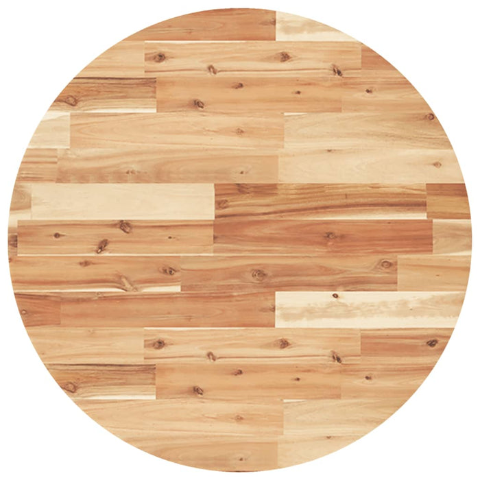 Blat de masă rotund, Ø70x4 cm, lemn masiv de acacia - WALTI WALTI