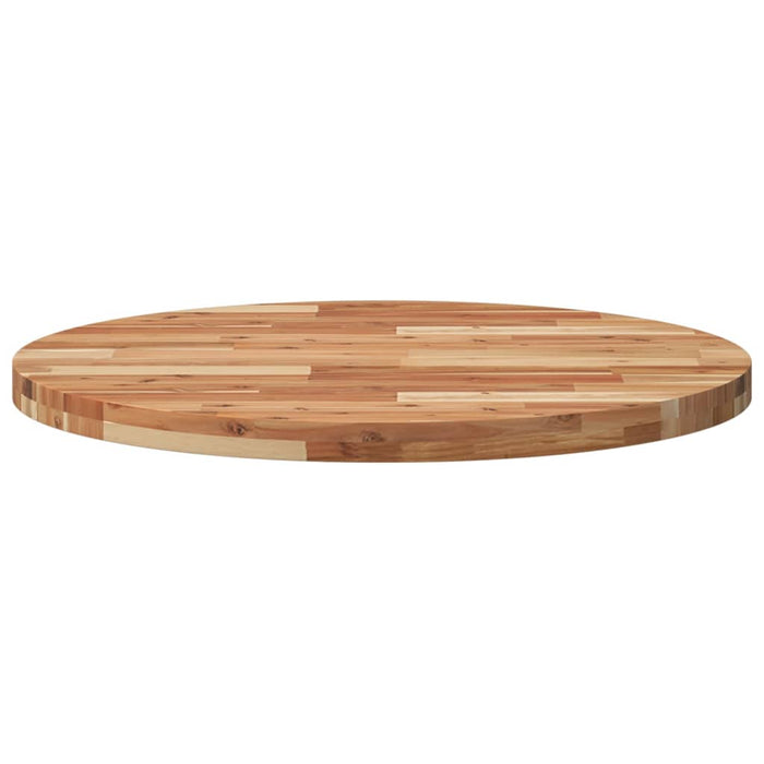 Blat de masă rotund, Ø80x4 cm, lemn masiv de acacia - WALTI WALTI