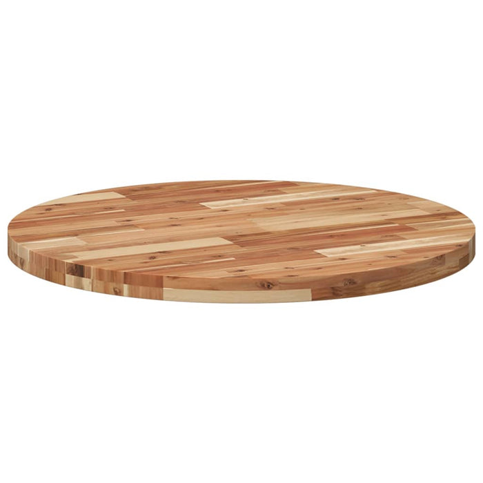 Blat de masă rotund, Ø80x4 cm, lemn masiv de acacia - WALTI WALTI