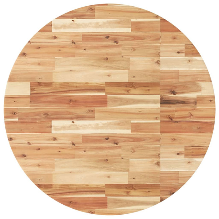 Blat de masă rotund, Ø90x4 cm, lemn masiv de acacia - WALTI WALTI