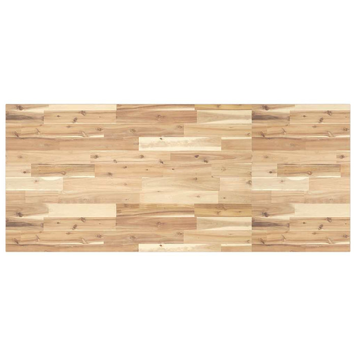 Blat de masă, 140x60x2 cm, dreptunghiular, lemn masiv de acacia - WALTI WALTI
