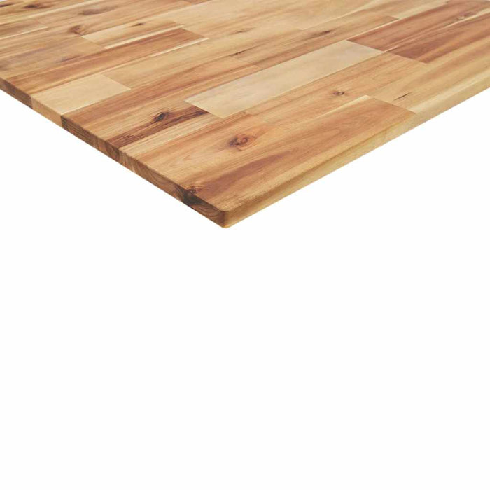 Blat de masă, 80x50x2 cm, dreptunghiular, lemn masiv de acacia - WALTI WALTI