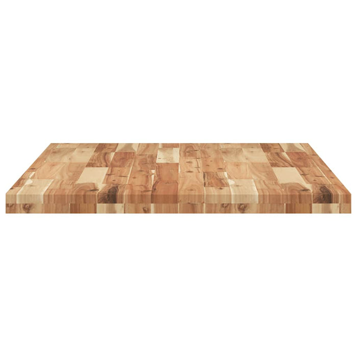 Blat de masă, 80x70x4 cm, dreptunghiular, lemn masiv de acacia - WALTI WALTI