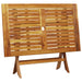 Set mobilier de grădină 5 piese textil alb crem/lemn masiv - WALTI WALTI
