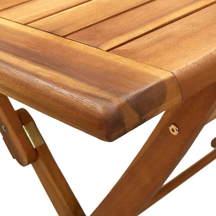 Set mobilier de grădină 5 piese textil alb crem/lemn masiv - WALTI WALTI