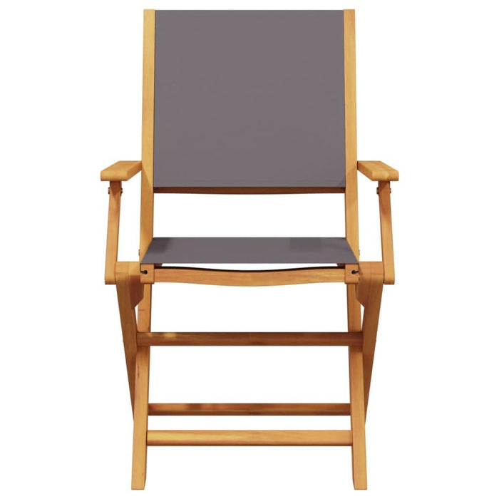 Set mobilier de grădină 5 piese textil antracit/lemn masiv - WALTI WALTI