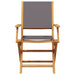 Set mobilier de grădină 5 piese textil antracit/lemn masiv - WALTI WALTI