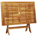 Set mobilier de grădină 5 piese textil bej/lemn masiv - WALTI WALTI