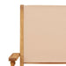 Set mobilier de grădină 5 piese textil bej/lemn masiv - WALTI WALTI