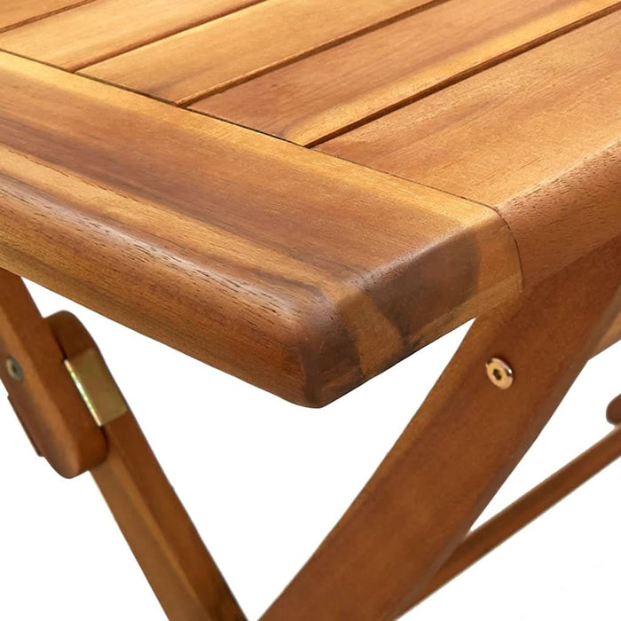 Set mobilier de grădină 5 piese textil bej/lemn masiv - WALTI WALTI