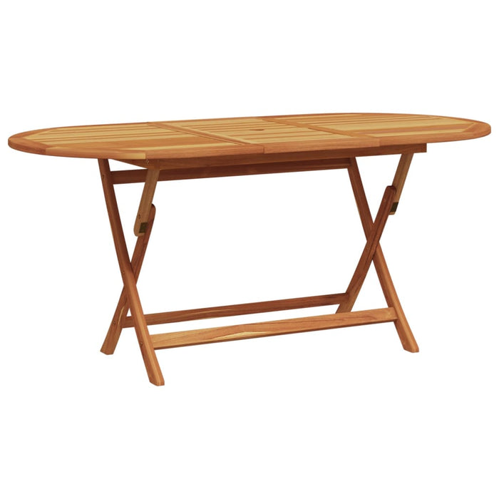Set mobilier de grădină 7 piese textil alb crem/lemn masiv - WALTI WALTI
