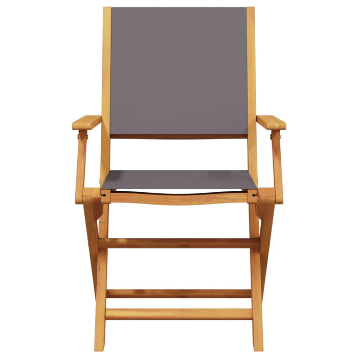 Set mobilier de grădină 7 piese textil antracit/lemn masiv - WALTI WALTI