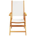 Set mobilier de grădină 7 piese textil alb crem/lemn masiv - WALTI WALTI