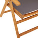 Set mobilier de grădină 7 piese textil antracit/lemn masiv - WALTI WALTI