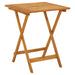 Set mobilier bistro, 3 piese, negru, poliratan și lemn masiv - WALTI WALTI