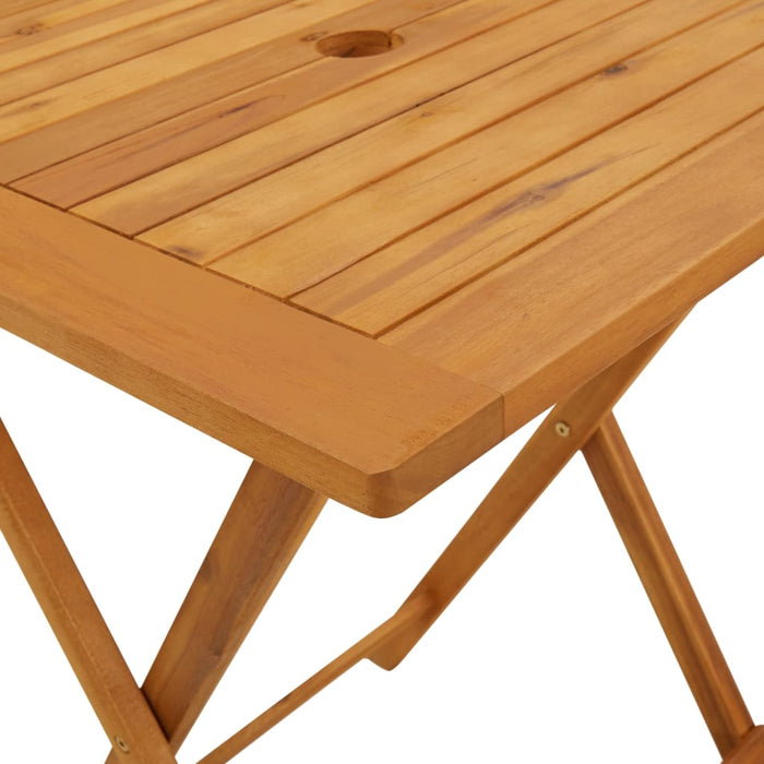 Set mobilier bistro, 3 piese, negru, poliratan și lemn masiv - WALTI WALTI