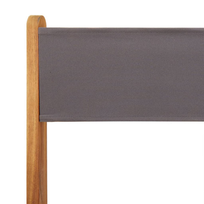 Set mobilier bistro, 3 piese, textil antracit/lemn masiv - WALTI WALTI