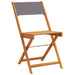 Set mobilier de grădină 5 piese textil antracit/lemn masiv - WALTI WALTI