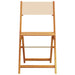 Set mobilier de grădină 5 piese textil bej/lemn masiv - WALTI WALTI