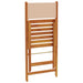 Set mobilier de grădină 5 piese textil bej/lemn masiv - WALTI WALTI