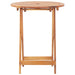 Set mobilier bistro, 3 piese, textil antracit/lemn masiv - WALTI WALTI